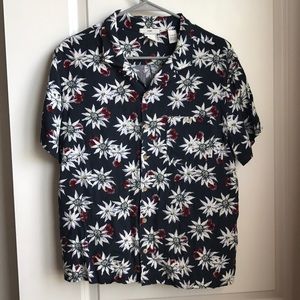 Quiksilver camp collar shirt women's